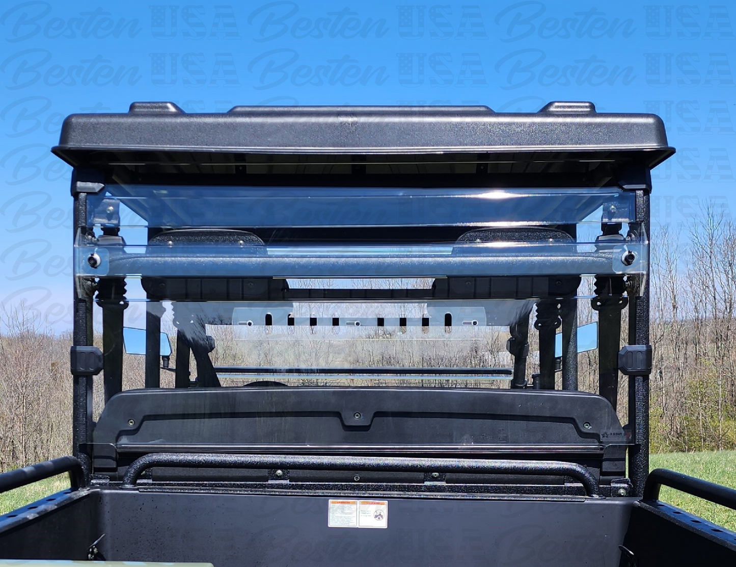 HISUN Sector 750 Crew - 1 Pc Lexan Back Panel w/Vent Option