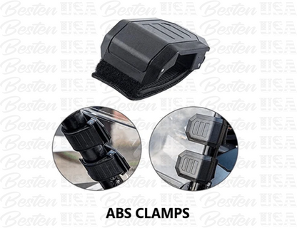 HISUN Sector 750 Crew - 2 Pc Windshield with Vent, Clamp, and Hard Coat Options