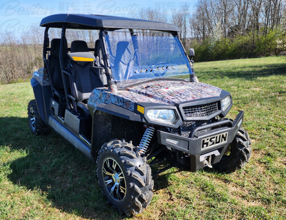HISUN Strike 1000 Crew - 1 Pc Windshield with Vent and Hard Coat Options