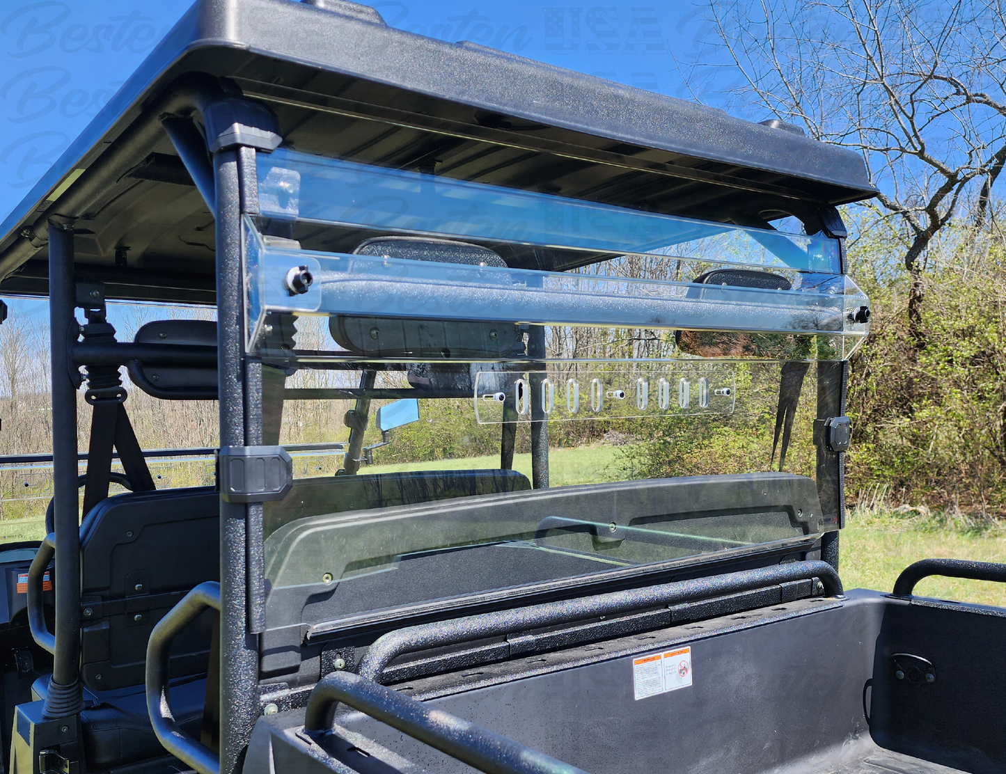 HISUN Sector 750 Crew - 1 Pc Lexan Back Panel w/Vent Option